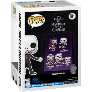 Boneco Colecionável Disney Funko Pop Jack Skellington 1381 The Nightmare Before Christmas