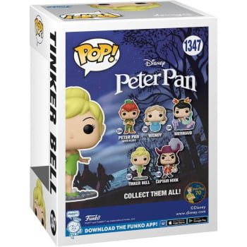 Boneco Colecionável Disney Funko Pop Tinker Bell 1347 Peter Pan