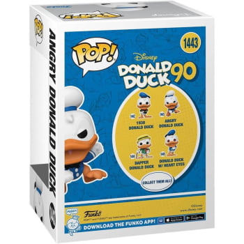 Boneco Disney Funko Pop Angry Donald Duck 1443 Pato Donald 90