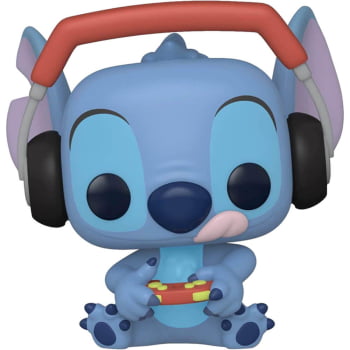 Boneco Disney Funko Pop Gamer Stitch 1229 Lilo & Stitch