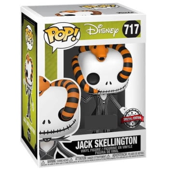 Boneco Disney Funko Pop Jack Skellington 717 O Estranho Mundo de Jack