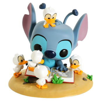Boneco Disney Funko Pop Stitch With Ducks 639 Lilo & Stitch