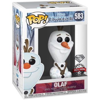 Boneco Frozen 2 Olaf 583 Diamond Funko Pop Disney