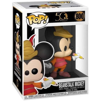 Boneco Funko Pop Beanstalk Mickey 800 Disney Archives 50th