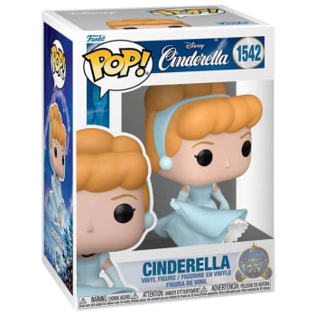 Boneco Funko Pop Cinderella 1542 Disney Cinderela 75th Anniversary