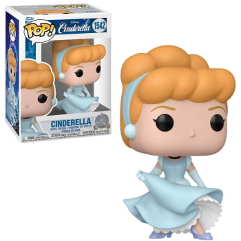 Boneco Funko Pop Cinderella 1542 Disney Cinderela 75th Anniversary