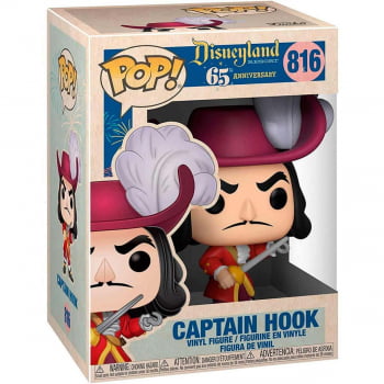 Boneco Funko Pop Disney Capitão Gancho 816 Captain Hook