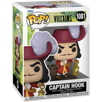Boneco Funko Pop Disney Villains Captain Hook 1081 Capitão Gancho