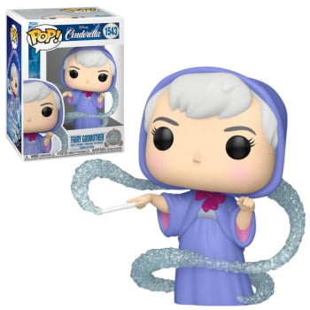 Boneco Funko Pop Fairy Godmother 1543 Disney Cinderella 75th Anniversary