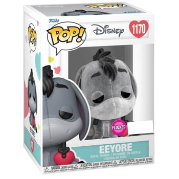 Boneco Funko Pop Ió Flocked 1170 Disney Winnie the Pooh Eeyore