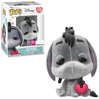 Boneco Funko Pop Ió Flocked 1170 Disney Winnie the Pooh Eeyore