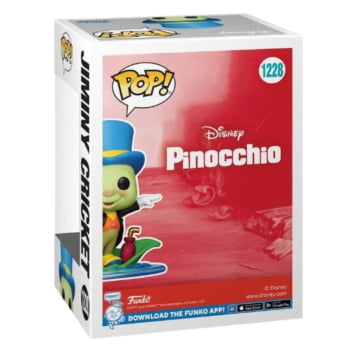 Boneco Funko Pop Jiminy Cricket 1228 Grilo Falante Pinocchio