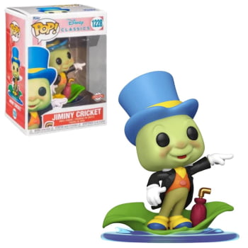 Boneco Funko Pop Jiminy Cricket 1228 Grilo Falante Pinocchio