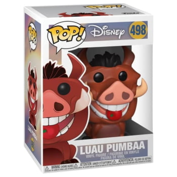 Boneco Funko Pop Luau Pumba 498 Disney O Rei Leão Pumbaa