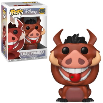 Boneco Funko Pop Luau Pumba 498 Disney O Rei Leão Pumbaa