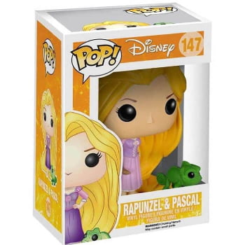Boneco Funko Pop Rapunzel & Pascal 147 Disney Tangled Enrolados