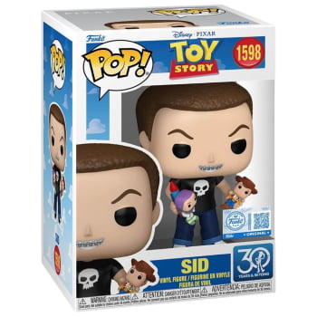 Boneco Funko Pop Sid 1598 Disney Toy Story 30th Anniversary