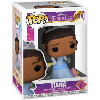 Boneco Funko Pop Tiana 1014 A Princesa e o Sapo Ultimate Disney Princess