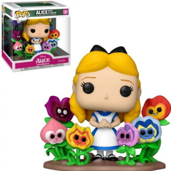 Funko Pop Disney Alice in Wonderland Alice with Flowers 1057 Alice no País das Maravilhas