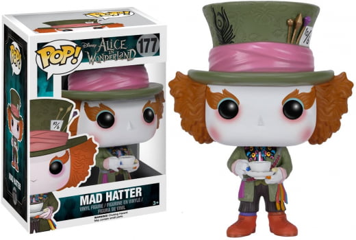 Funko Pop Mad Hatter 177 Chapeleiro Alice In Wonderland