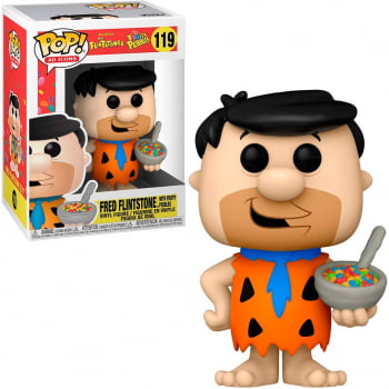 Boneco Funko Pop Flintstones Fred Flintstone w Fruit Pebbles 119