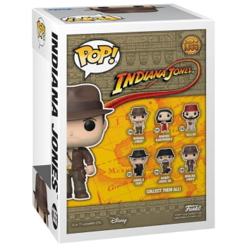 Boneco Funko Pop Indiana Jones With Jacket 1355 - Raiders of the Lost Ark