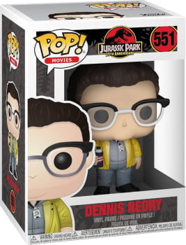 Boneco Funko Pop Jurassic Park 551 Dennis Nedry