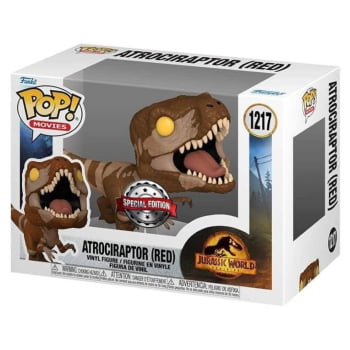 Boneco Funko Pop Jurassic World Dominion - Atrociraptor Red 1217 Boneco Funko Pop Jurassic World Dominion - Atrociraptor Red 1217