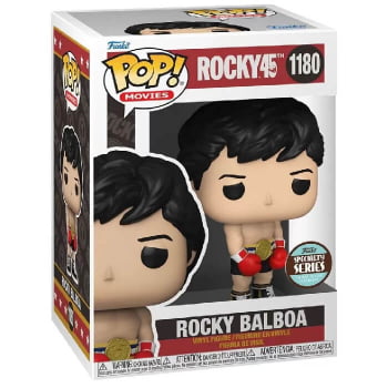 Boneco Funko Pop Rocky 45th - Rocky Balboa 1180 Specialty Series