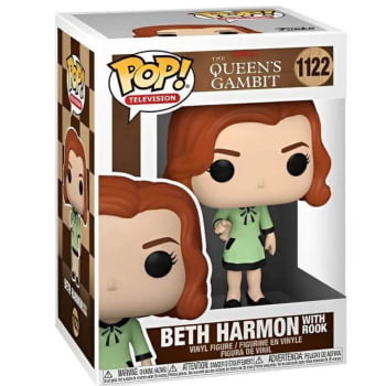 Boneco Funko Pop The Queen's Gambit Beth Harmon with Rook 1122