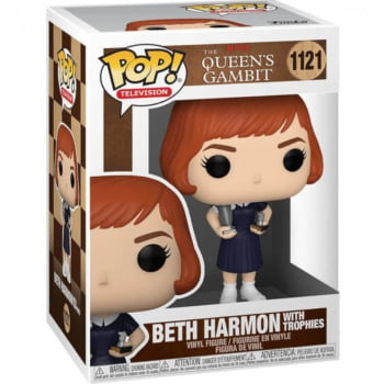 Boneco Funko Pop The Queen's Gambit Beth Harmon with Trophies 1121