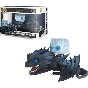 Boneco Game of Thrones Night King and Icy Viserion 58 Funko Pop Rides