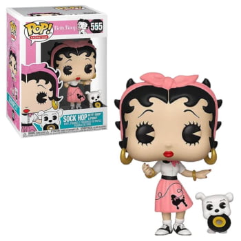Funko Pop Betty Boop Sock Hop e Pudgy 555 Betty Boop