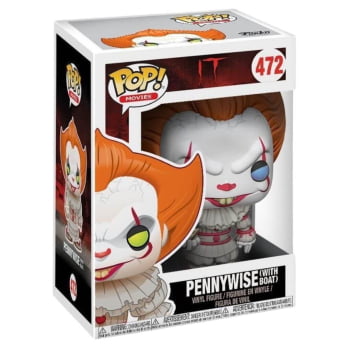 Boneco Funko Pop Pennywise With Boat 472 It A Coisa