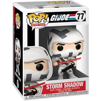 Boneco Colecionável Funko Pop G.I. Joe Storm Shadow 77 Retro Toys