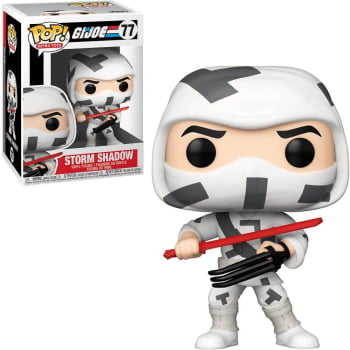 Boneco Colecionável Funko Pop G.I. Joe Storm Shadow 77 Retro Toys