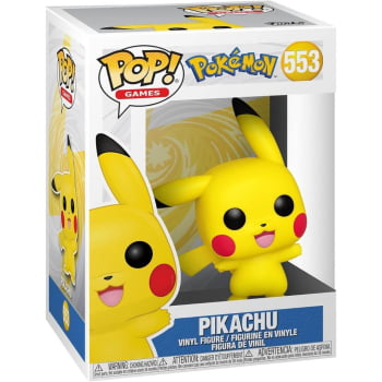 Boneco Colecionável Funko Pop Pokémon Pikachu 553 Games