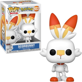 Boneco Colecionável Funko Pop Pokémon Scorbunny 922 Games