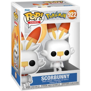 Boneco Colecionável Funko Pop Pokémon Scorbunny 922 Games