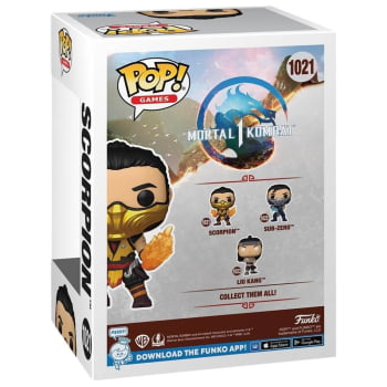 Boneco Funko Pop Scorpion 1021 Mortal Kombat 1