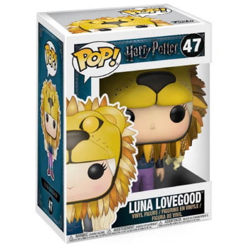 Boneco Funko Pop Luna Lovegood Lion Head 47 Harry Potter