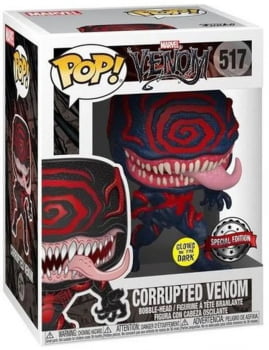 Funko Pop Venom Corrupted Venom 517 GITD Marvel Comics