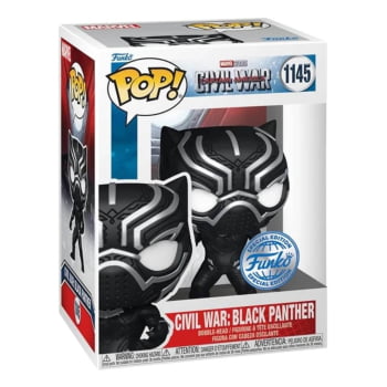 Boneco Funko Pop Civil War Black Panther 1145 Pantera Negra