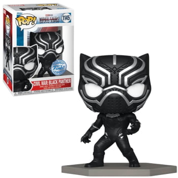 Boneco Funko Pop Civil War Black Panther 1145 Pantera Negra