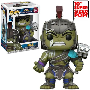 Boneco Colecionável Funko Pop Marvel Gladiator Hulk 241 Thor Ragnarok 10 Inches