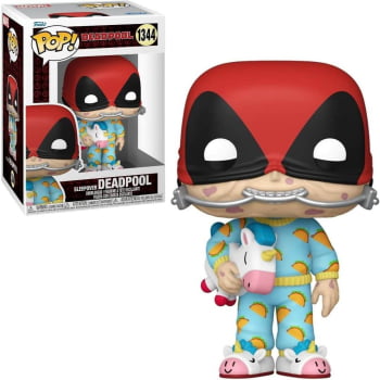 Boneco Colecionável Marvel Funko Pop Sleepover Deadpool 1344