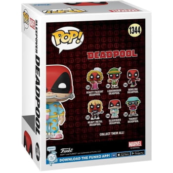 Boneco Colecionável Marvel Funko Pop Sleepover Deadpool 1344