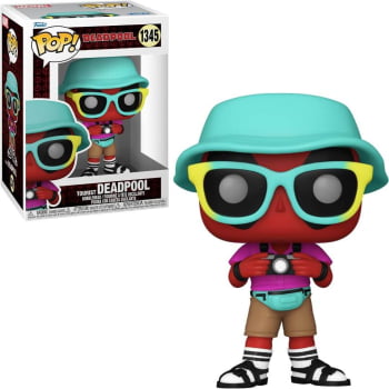 Boneco Colecionável Marvel Funko Pop Tourist Deadpool 1345