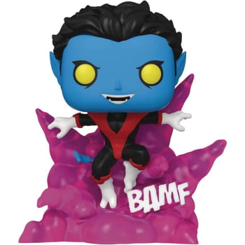 Boneco Colecionável Marvel Funko Pop X-Men Nightcrawler Teleporting 1124 GITD Noturno