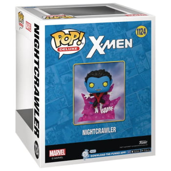 Boneco Colecionável Marvel Funko Pop X-Men Nightcrawler Teleporting 1124 GITD Noturno